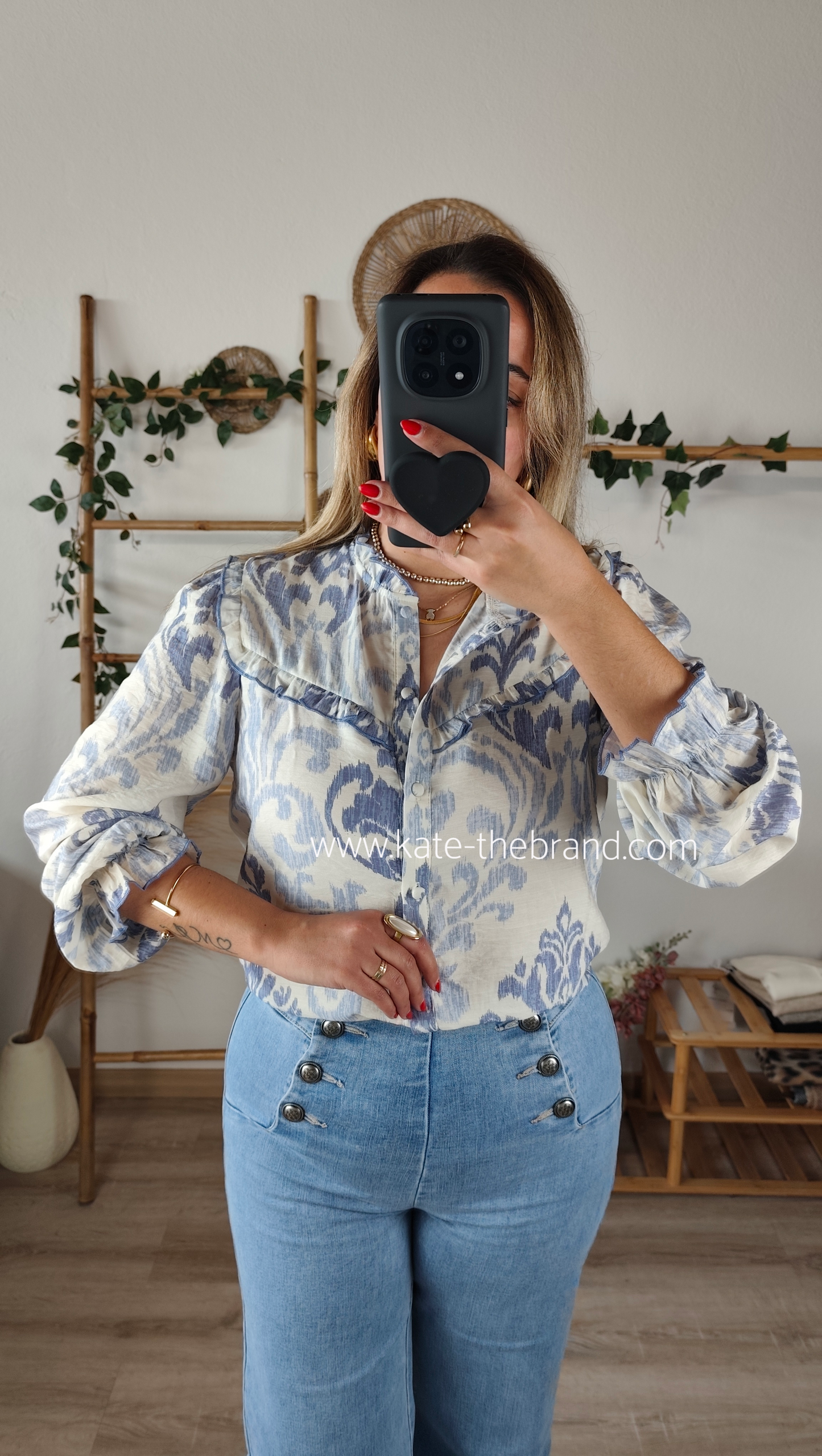 Camisa azul