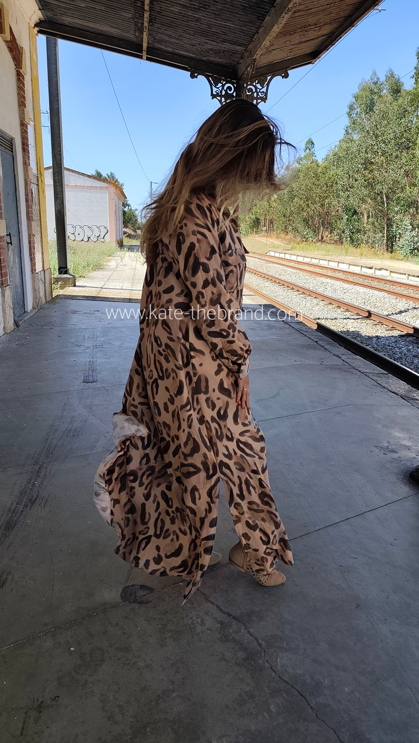 Vestido Safari Camel