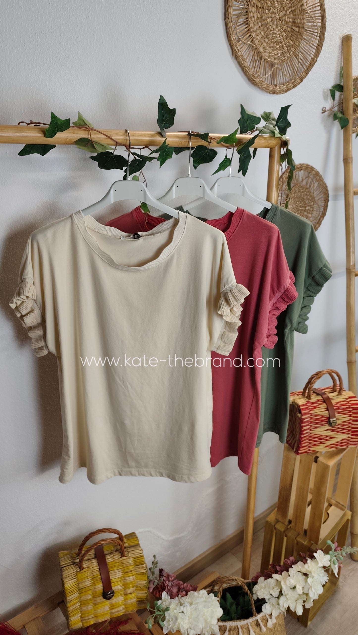 T-shirt de algodão