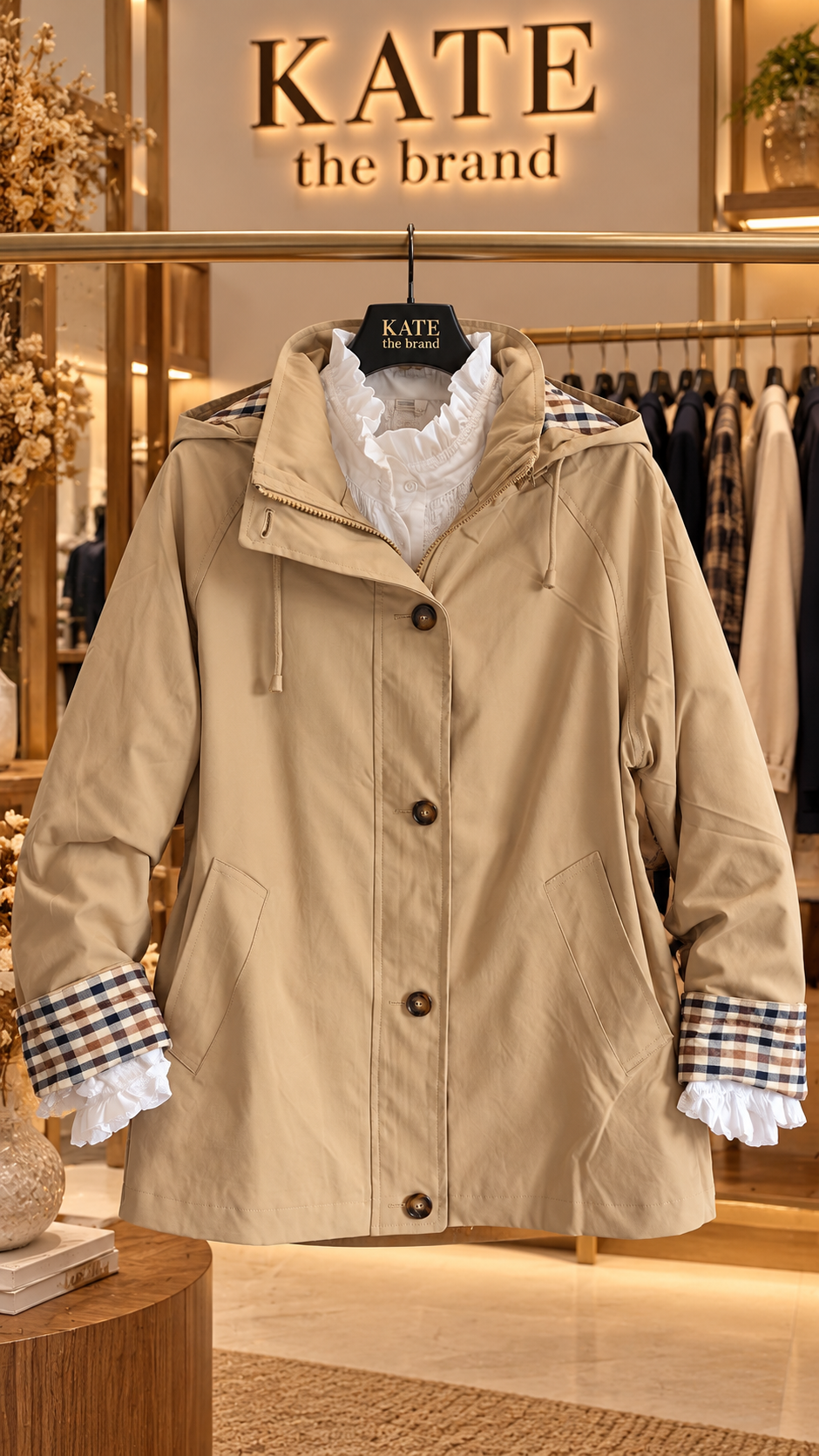 Parka beje