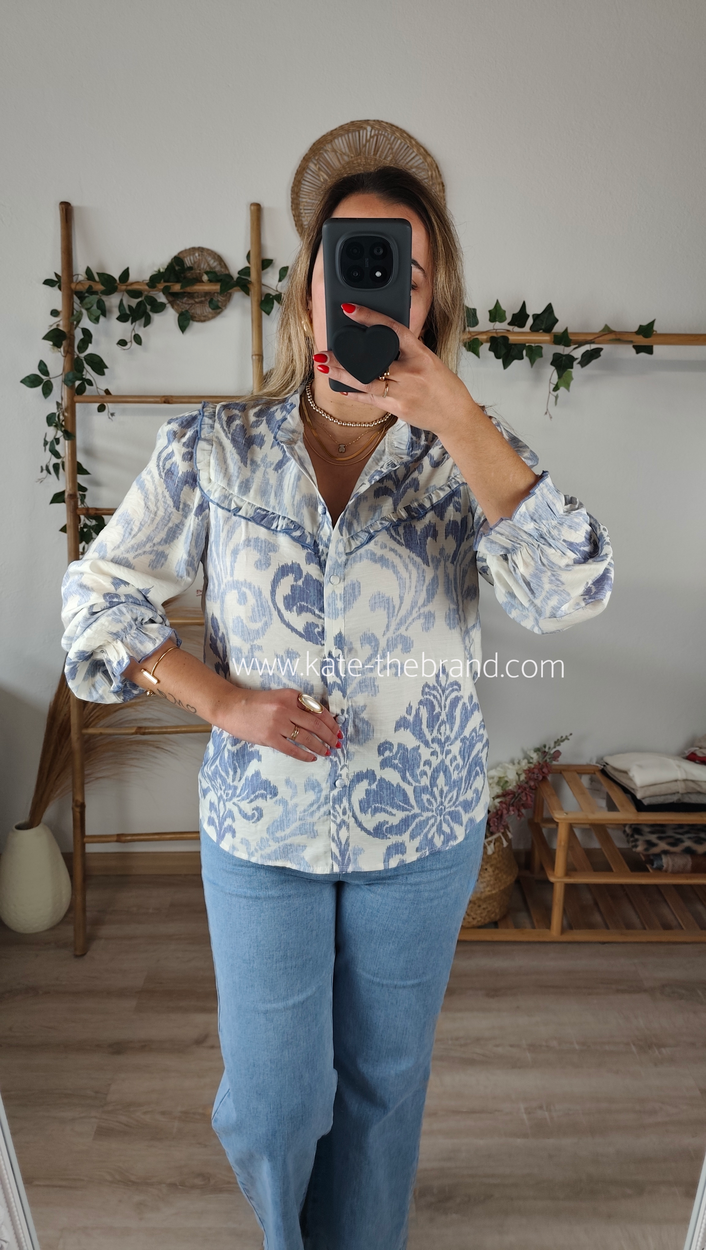 Camisa azul