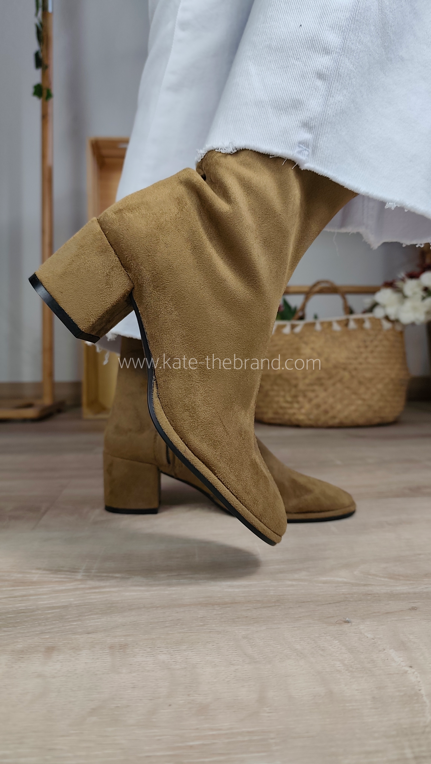 Botin tacão CAMEL