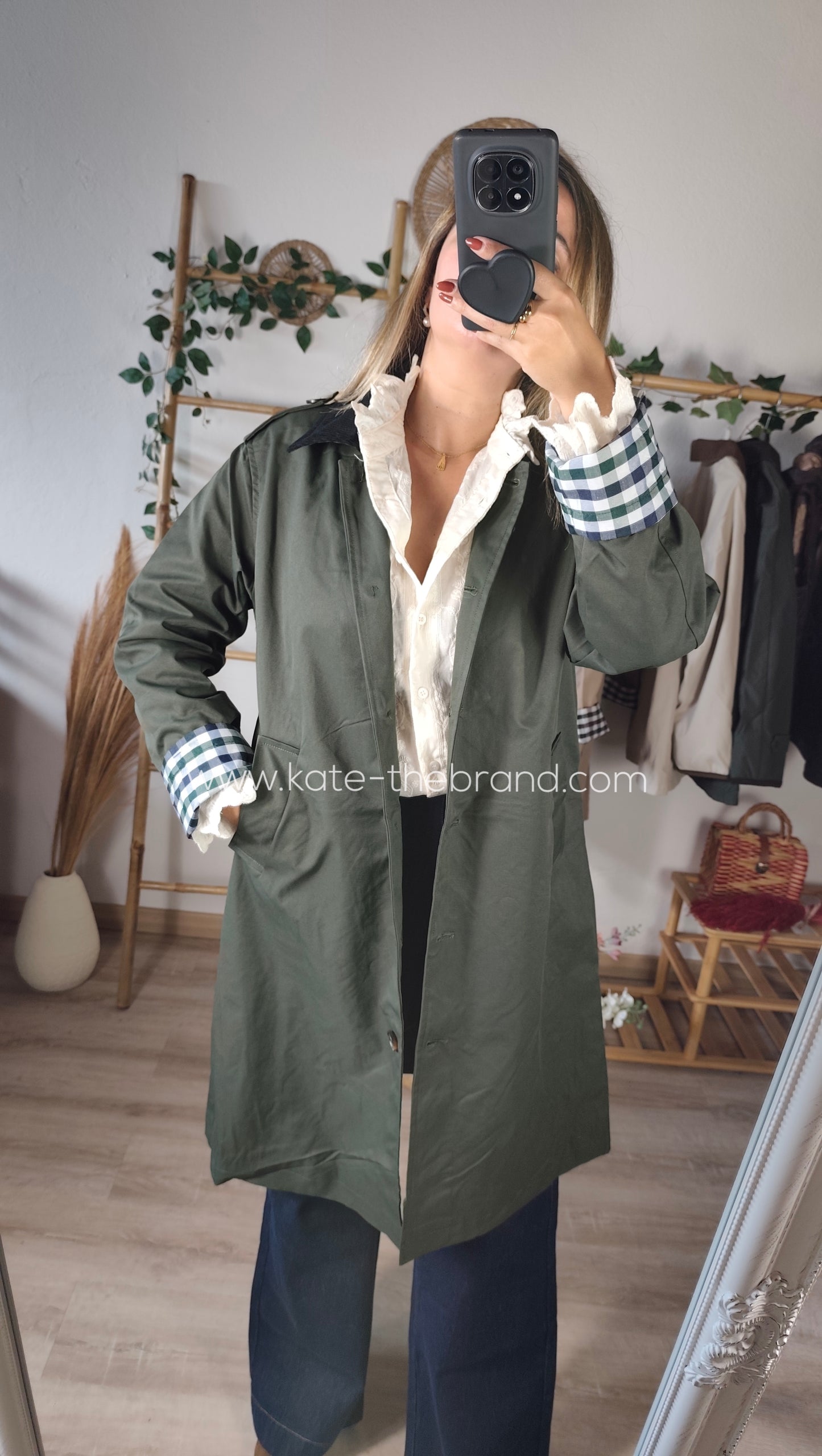 Parka verde kaki