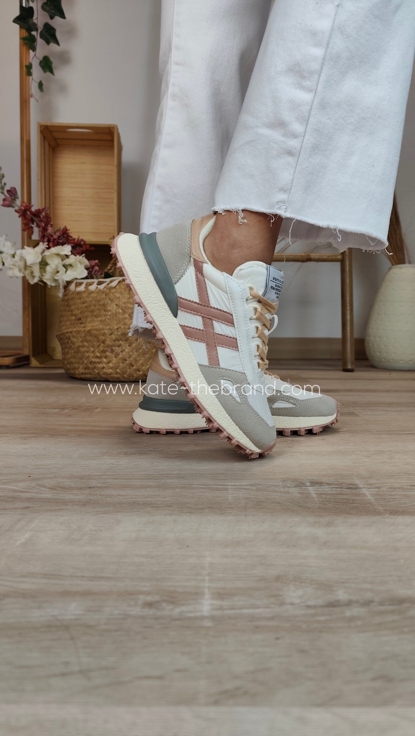 Sapatilhas Rosa-Azul