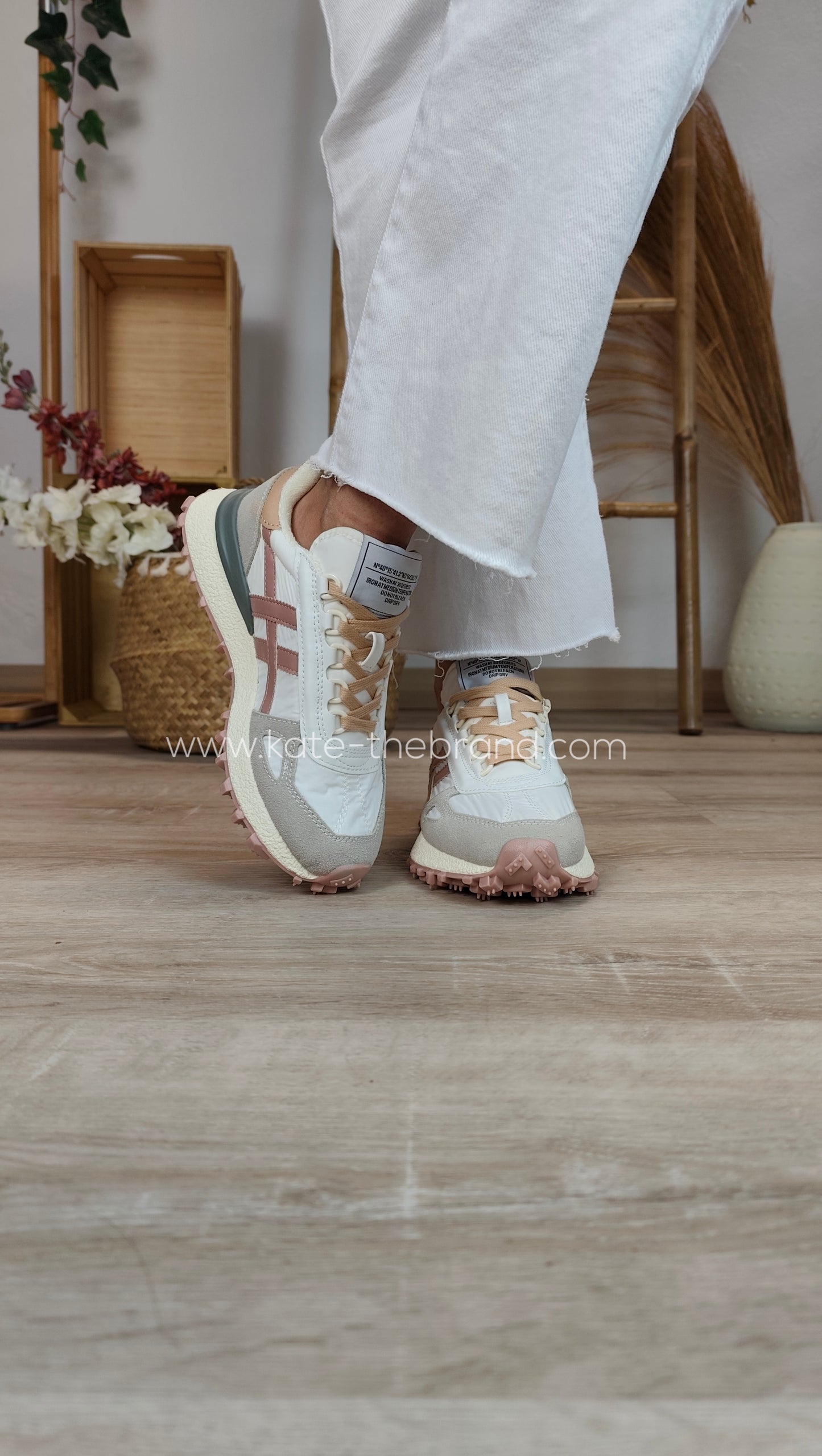 Sapatilhas Rosa-Azul