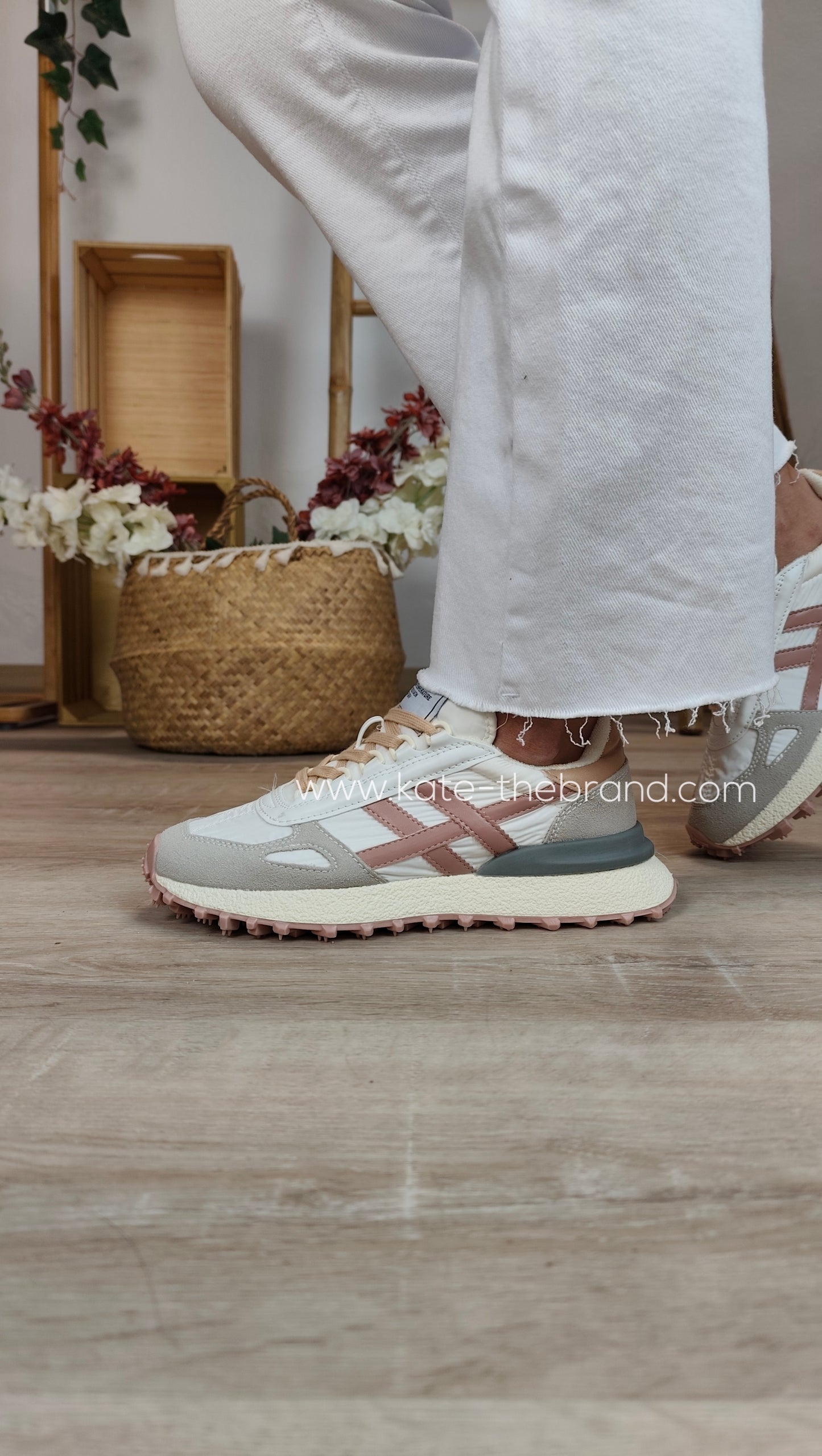 Sapatilhas Rosa-Azul