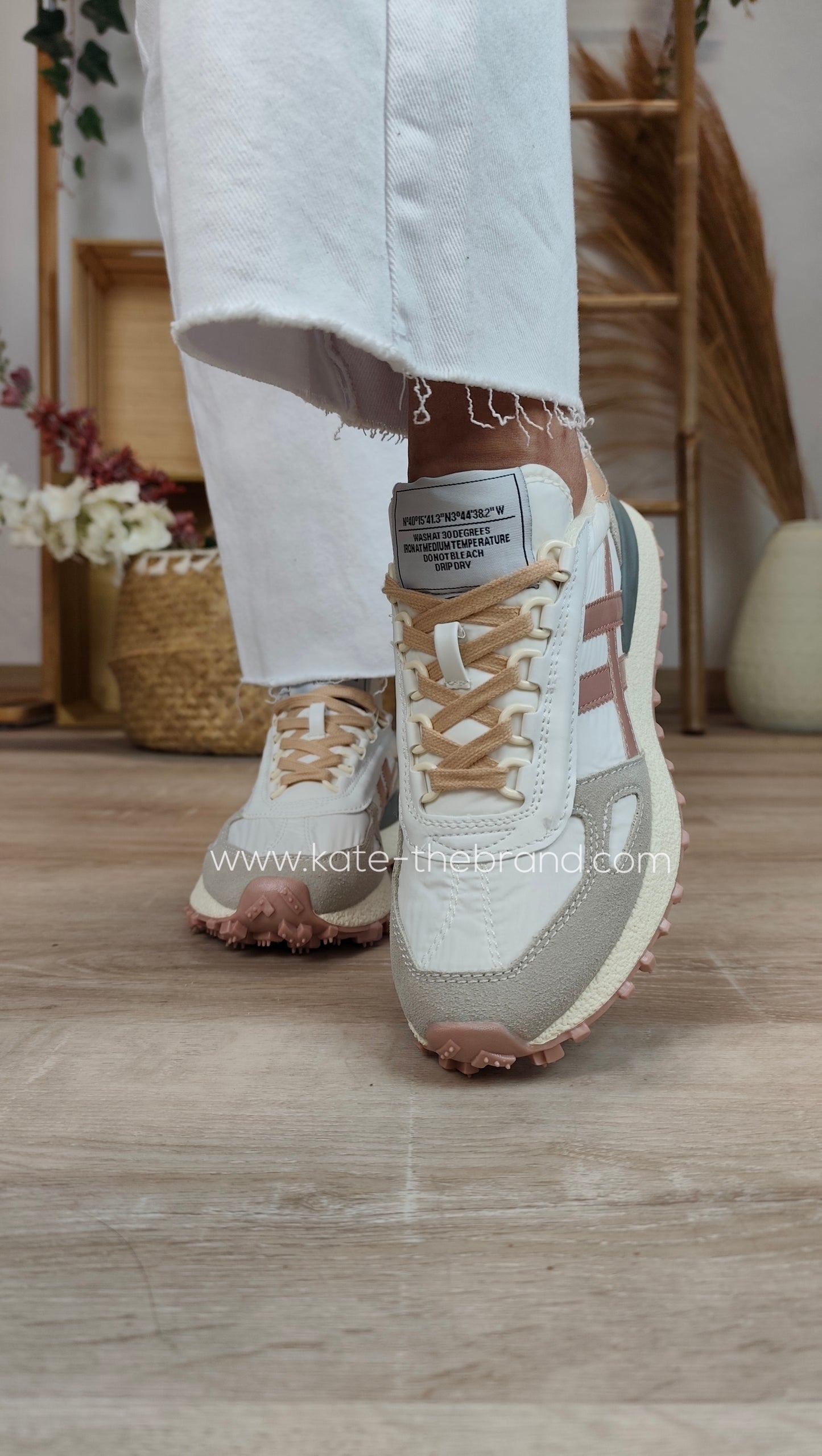 Sapatilhas Rosa-Azul