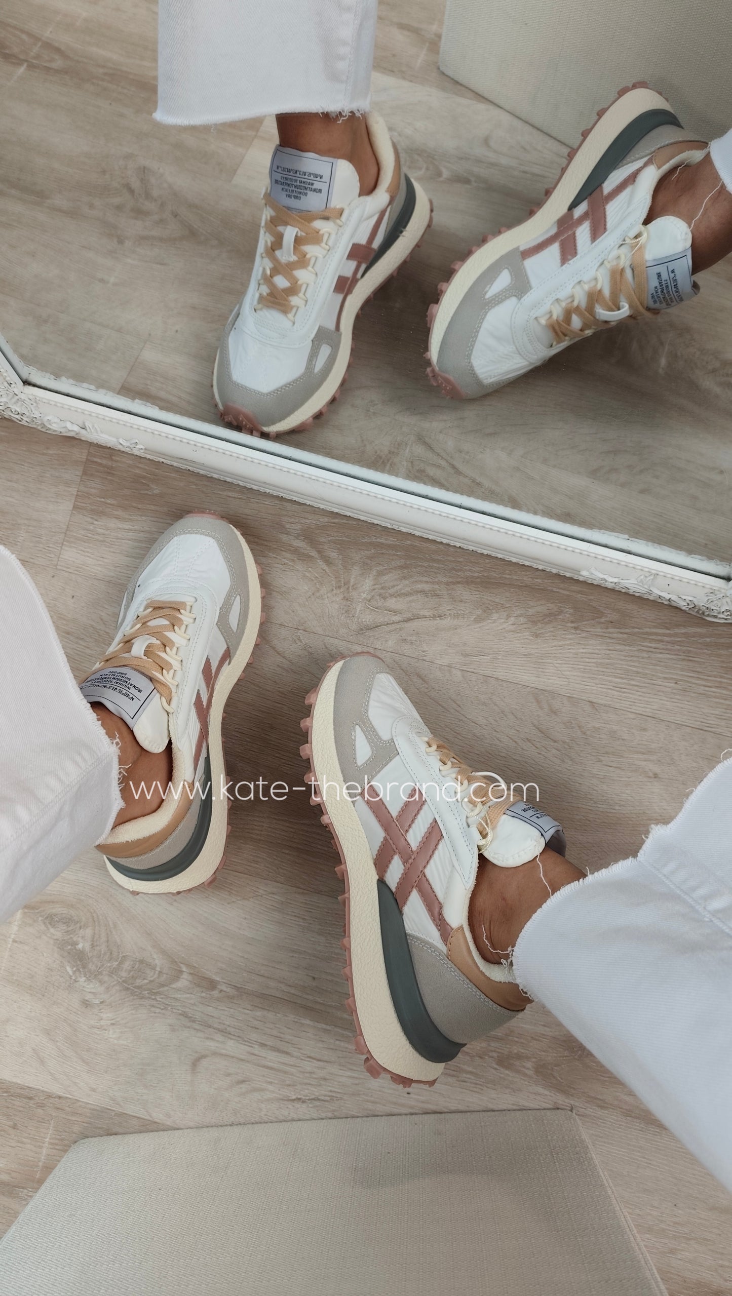 Sapatilhas Rosa-Azul